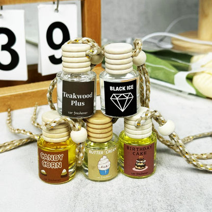 Transform Your Drive with Our Long-Lasting Teakwood Scented Car Air Freshener - Enjoy Freshness for Over 60 Days!